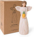 thovorrnl Guardian Angel Pineapple Gifts Figurines, Hostess Gift, A Symbol of Warmth, Hospitality, and Divine Blessings Ideal as a Gift Thanksgiving, Weddings, and Housewarming Celebrations