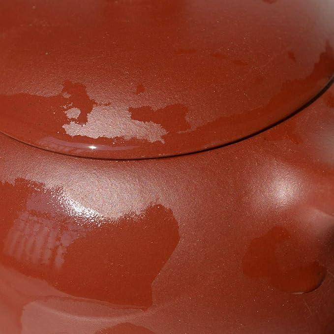 Teapot 8Oz Chinese Zisha Clay Pottery Handmade Xishi Tea Pot Ceramics Red Dahongpao Mud Kettle Spherical Filter
