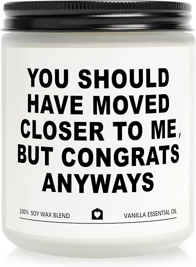 Housewarming Gifts New Home, Best Housewarming Gifts 2026 - Handmade Vanilla Scented Candle - New Home Gift Candle Ideas, House Warming Gift for Friends Couple New Homeowner (7oz)