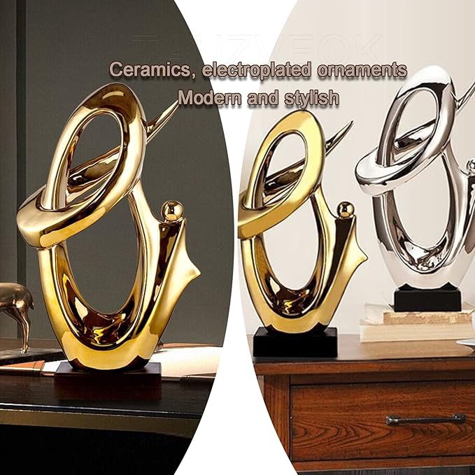 Sculptures Statues Sculptures Decoration, Ceramic Decoration Table Decoration Living Room, Decoration Apartment Modern Sculpture, d (d)