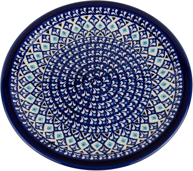 Polish Pottery Market Handmade Dinner Plate 10.75" Diameter by Zaklady Boleslawiec Poland - Dinnerware - Polish Stoneware