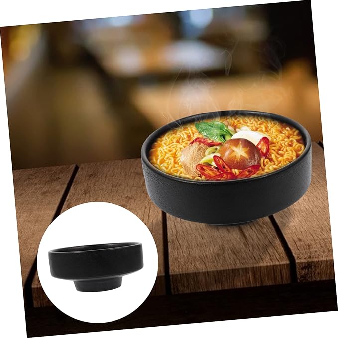 1Pc Frosted Ceramic Ramen Bowl Creative Soup Bowl for Noodles and Easy to Clean for Instant Meals Compact Design for Snacks and Food