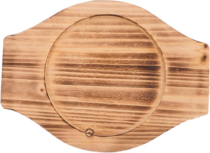 Wooden Stone Bowl Mat - Pot Holder for Korean Stone Bowls and Sturdy Base for Serving Dishes and Reducing Noise at Dining Table Inner Diameter