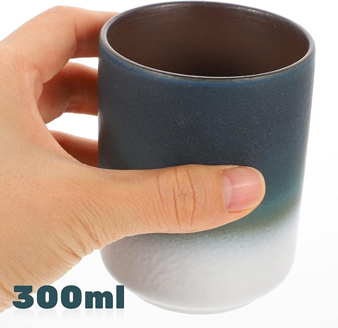 Retro Japanese Tea Cup 250ml Ceramic Water Cup Vintage Tea Brewing Mug for Tea Lovers