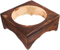 Stone Bowl Holder Wooden Rack for Korean Bibimbap Design Easy to Clean Strong Load-bearing Capacity for Home and Restaurant Use Inner Diameter