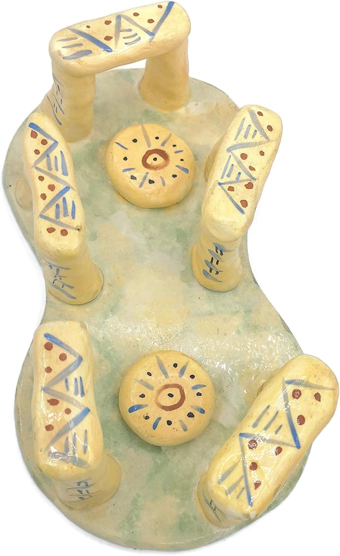 Handmade Sculpture, Decorative Ceramic Home Decor for Shelves or Table