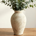Ceramic Flower Vase Home Decor - 9 Inch Vintage Ceramic Vase Large Vases for Decor Living Room Large Ceramic Vase for Dining Room Bathroom Indoor and Outdoor Decoration