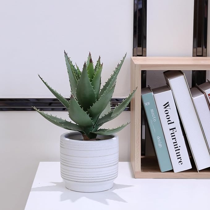 Ceramic Plant Pot 6 Inch Planter with Drainage Hole & Mesh Pad for Indoor Plant Pots Outdoor Plants Modern Plant Pot -Cylinder Round Ceramic Pots for Plants Succulent/Herbs/Violets