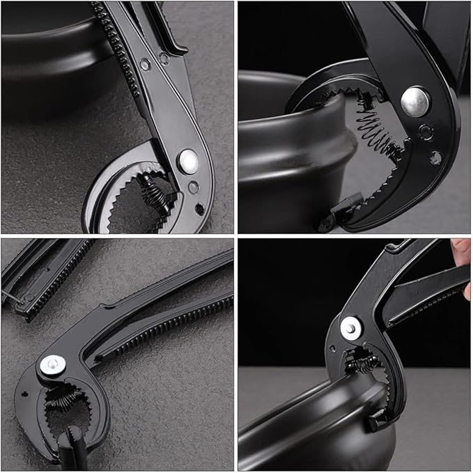 Anti-scald Pot Clip and Bowl Gripper Tongs Non-slip Korean Stone Pot Clamp for Hot Pan and Plate Handling Household Cooking Utensil for Kitchen