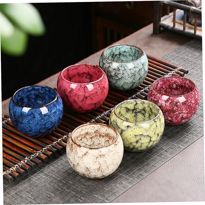 BESPORTBLE Ceramic Teacup Glass Tumblers Rice Cooker Kungfu Tea Cups Gaiwan Teacup Espresso Mugs Ceramic Sake Cups Chinese Water Glasses Household Tea Cup White Vintage Ceramics Storage Cup