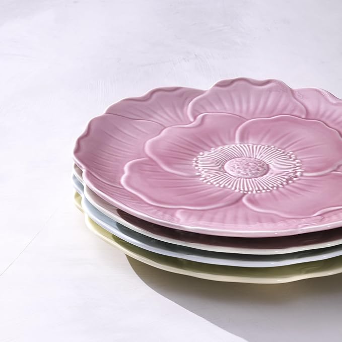 Lenox 897766 Butterfly Meadow Floral Accent Plates, Blue, Set of 4