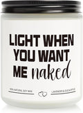 Gifts for Boyfriend Husband Him Men Couples Anniversary- Funny Romantic Valentines Day Presents for Men Husband Couple - Handmade Lavender Scented Candle (7oz)