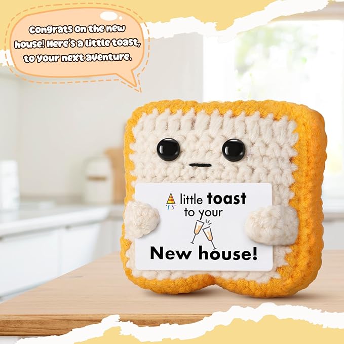 House Warming Gifts New Home, “A Little Toast to Your New House” Housewarming Gifts for Women Men Friend Family Couple, New Homeowner - Closing Presents for Home Buyers - First Apartment Essentials