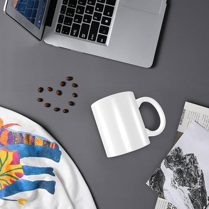 Custom Mugs With Pictures Personalized Coffee Mug Personalizadas Design Add Your Photo Text and Logo Customized Novelty Unique Gifts for Men & Women, White