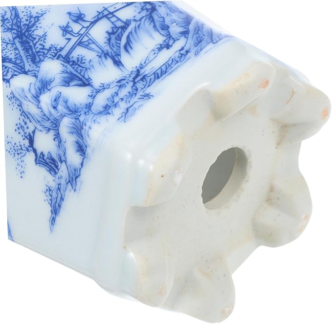 Blue and White Planter: Chinese Flower Pot for Succulents Cacti and Indoor Plants Flowerpot for Home Office Garden Planter