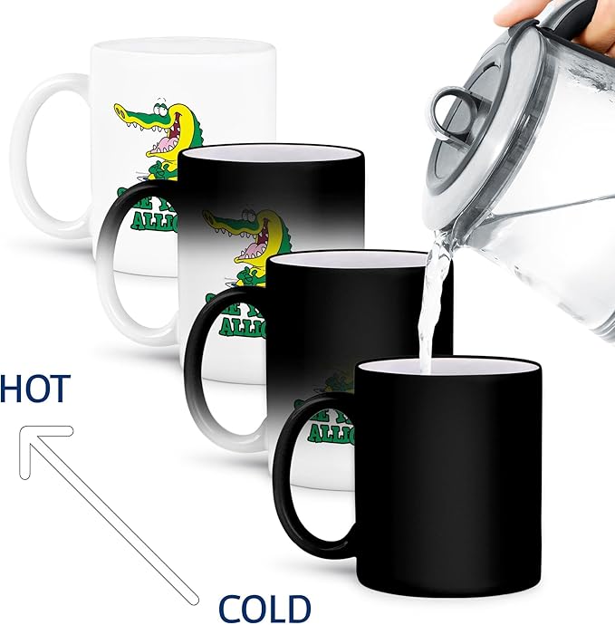3dRose See Ya Later Alligator 11oz Magic Transforming Mug