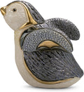 De Rosa Handmade Sculpted Ceramic Baby Penguin Walking Figurine Family Collection