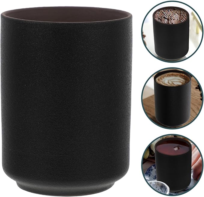 Vintage Ceramic Tea Cup Multi-use Water Container for Oolong and Black Tea Design for Home to Edges