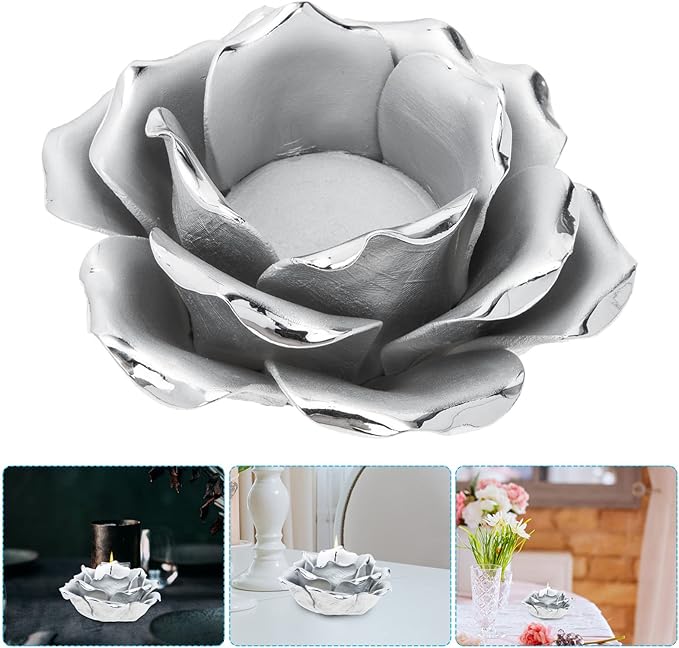 Lurrose Essence Cup Mantel Candlesticks Scented Candle Holder Fireplace Mantel Decor Vintage Candle Romantic Candles Tealight Holder Desktop Decor Banquet Fashion White Porcelain Container