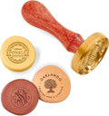 Custom Pottery Stamp for Clay - Personalized Logo & Design Maker, Perfect for Ceramics, Artisan Crafts, and DIY Projects - Easy to Use, Durable, and Unique Gift Idea (1.5inch - 3.81cm)