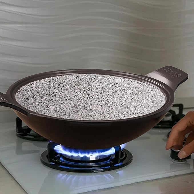 Premium Korean Stone Pot Set for Cooking Experiences, 38cmx10.2cm