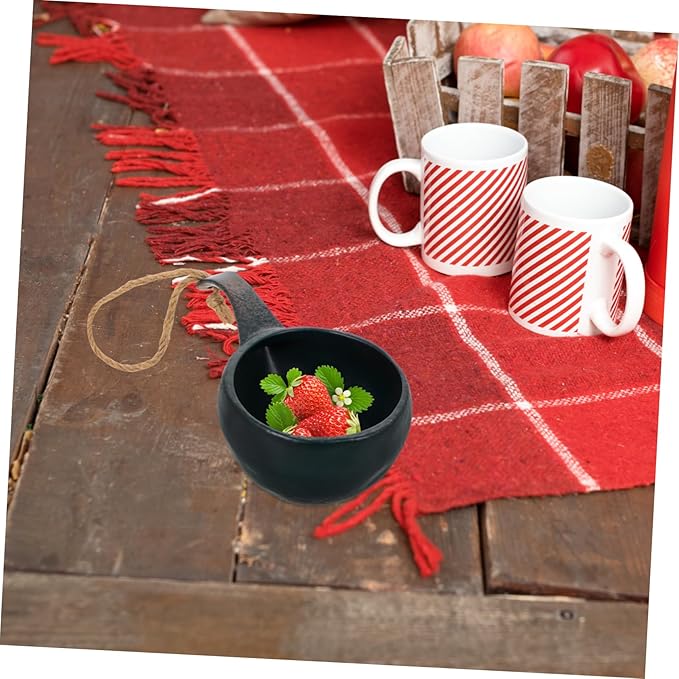 PRETYZOOM Japanese Vintage Ceramic Mug Soup Bowl Handles Aesthetic Tea Cup for Camping