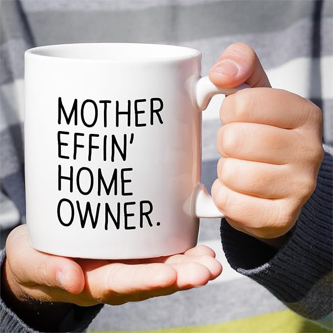 Retreez Funny Mug - 11 Oz Ceramic Coffee Cup For House Warming - Birthday, Holidays And Housewarming Gift For First-Time Home Buyer, Closing Gift For New Homeowners