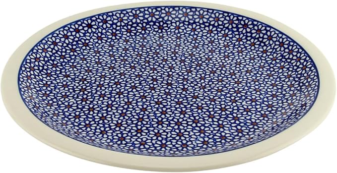 Polish Pottery Market Handmade Dinner Plate 10.75" Diameter by Zaklady Boleslawiec Poland - Dinnerware - Polish Stoneware