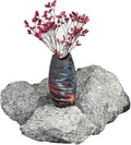 RAAQUU Koi 6.3 inch Handmade Ceramic Raku Clay Pottery Vase - Gifts for Her, Mom, Bridesmaid Wedding, Home Décor - CB