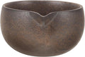 Cabilock Traditional Japanese Matcha Bowl with Spout Ceramic Tea Cup for Tea Ceremony Home Use Handcrafted Artisan Pottery Heat Retaining Chawan Enthusiasts