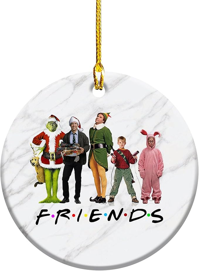 Christmas Movie Ornaments - Xmas Tree Decorations - Hanging Ornaments - Gifts for Friends & Family