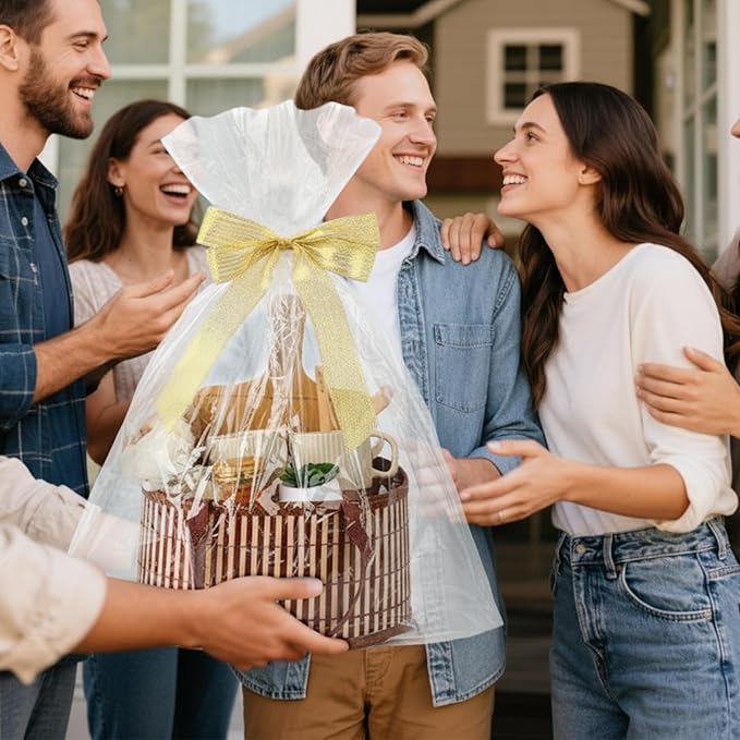 House Warming Gifts New Home - Housewarming Gift Baskets for Couples Women Men New Apartment Home Buyers Presents Closing Gifts Set Ideas
