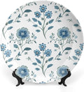 Mughal Flower Vintage Plates for Display Farmhouse Art Decoration Supplies Display Office Holiday Party Decorations Customize Gifts for Men Women Holiday, 6", 7", 9", 10"