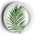 IQCWOOD 6.5 Inch Porcelain Plate, White Dessert Plates Set of 6, Ceramic Salad Appetizer Plate for Christmas party and Dinner