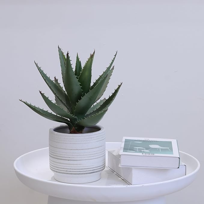 Ceramic Plant Pot 6 Inch Planter with Drainage Hole & Mesh Pad for Indoor Plant Pots Outdoor Plants Modern Plant Pot -Cylinder Round Ceramic Pots for Plants Succulent/Herbs/Violets