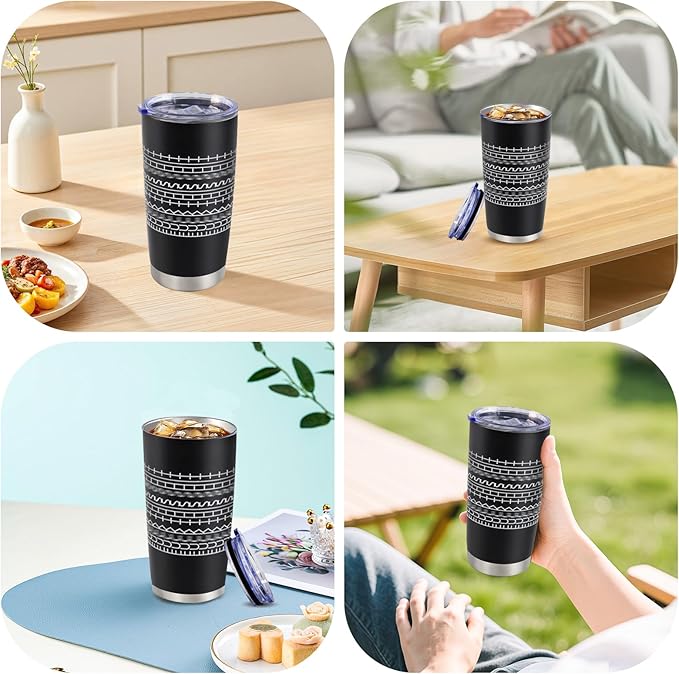 Hidden Message Coffee Mug 20oz, Gift for Work Bestie, Funny Coffee Mug, Modern Coffee Lover Gift for Friends, Family, Coworkers (Black)