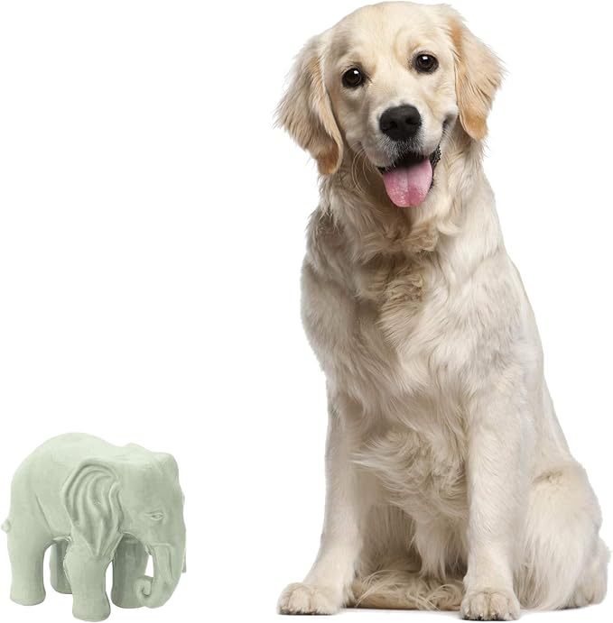 NOVICA Green Good Luck Celadon Ceramic Sculpture, 9.25" Tall 'Elephant Grace'