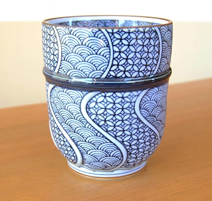 有田焼やきもの市場 Japanese Yunomi Tea Cup Arita Imari ware Made in Japan Jimon-Ori Large