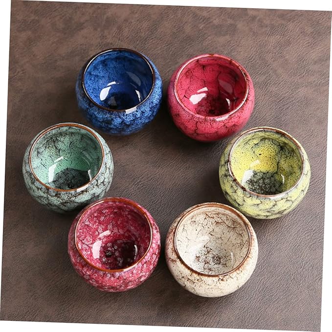 BESPORTBLE Ceramic Teacup Glass Tumblers Rice Cooker Kungfu Tea Cups Gaiwan Teacup Espresso Mugs Ceramic Sake Cups Chinese Water Glasses Household Tea Cup White Vintage Ceramics Storage Cup