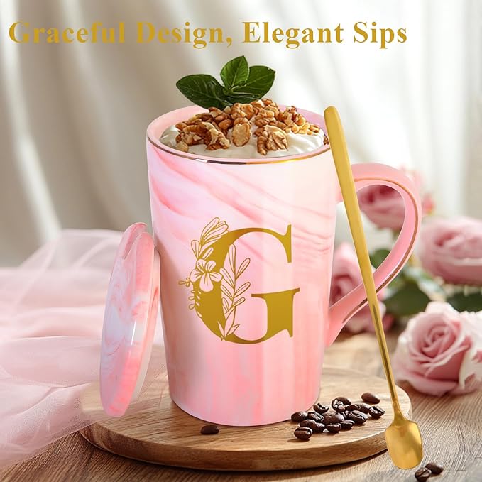 Personalized Ceramic Coffee Mug with Lid Cup Happy Birthday Gifts for Adult Men Women Who Have Everything Want Nothing Dad Mom Guys People Couples Parents Cool Funny Unique Present Special Christmas,G