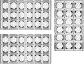 100-2070 Ceramic Briquette Tray for Artisan Grill Parts,3 Pack Radiant Tray Assembly for Alfresco Artisan with Ceramic Rods