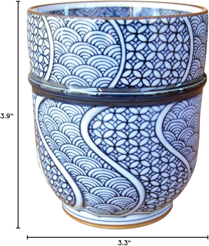 有田焼やきもの市場 Japanese Yunomi Tea Cup Arita Imari ware Made in Japan Jimon-Ori Large
