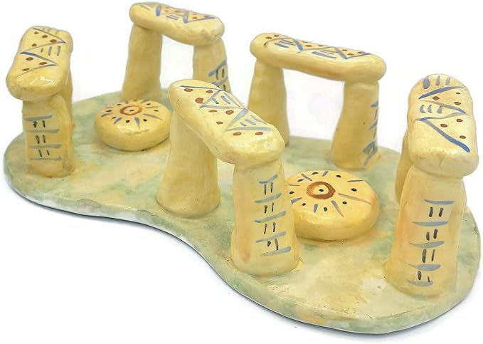 Handmade Sculpture, Decorative Ceramic Home Decor for Shelves or Table