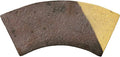 Wazakura Tokoname Series Handmade Fan Shaped Bonsai Pot with Drainage Holes 6.8 inch (174mm) Made in Japan, Artisan Ceramic Garden Container, Decorative Flower Planter - Fan Shape