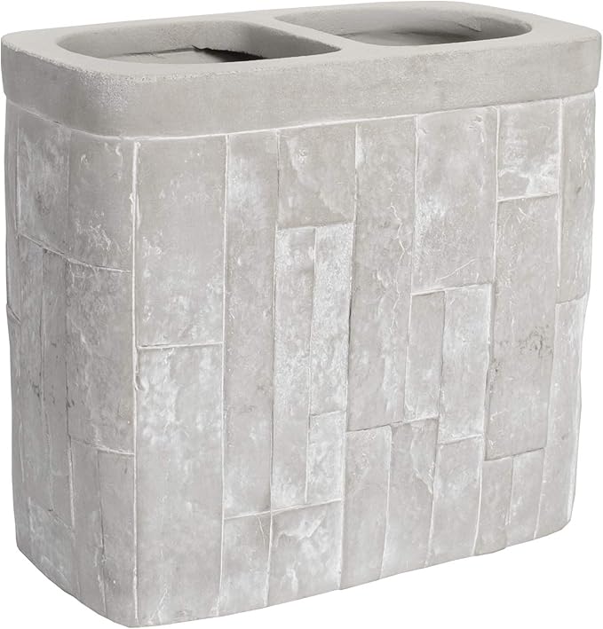 Sweet Home Collection Bathroom Accessories Sets Unique Collections Modern Classic Contemporary Decorative Beautiful Designs Bath Shower Tub Décor, Toothbrush Holder, Avalon(Pack of 1)