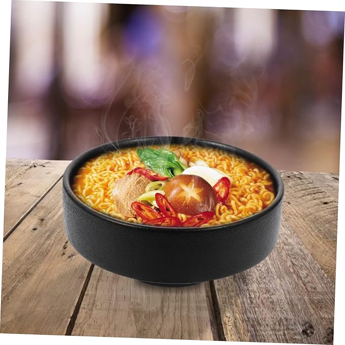 Ciieeo Retro Japanese Frosted Ramen Bowl Soup Bowl for Noodles Instant Noodles Salad Ceramic