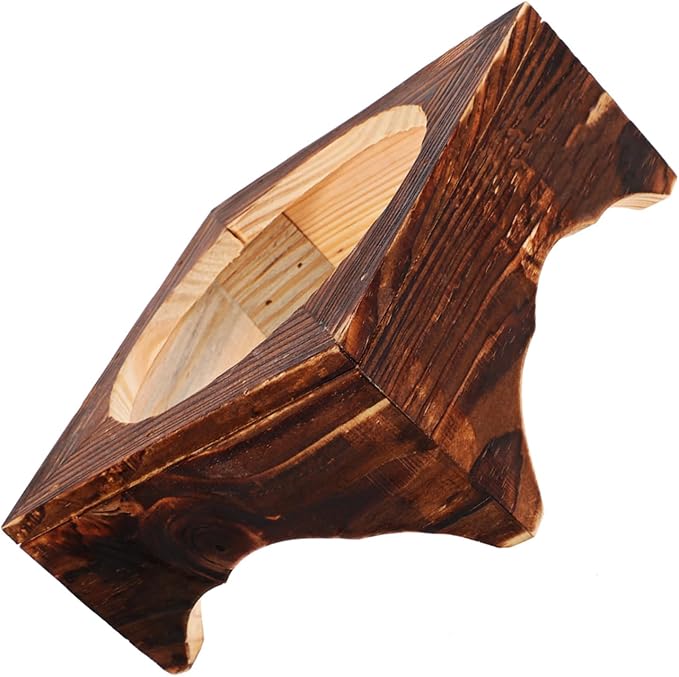 Wooden Pot Holder for Korean Bibimbap and Casseroles Heat-resistant Non-slip Design Elegant Wood Stand with Inner Diameter for Kitchen Use
