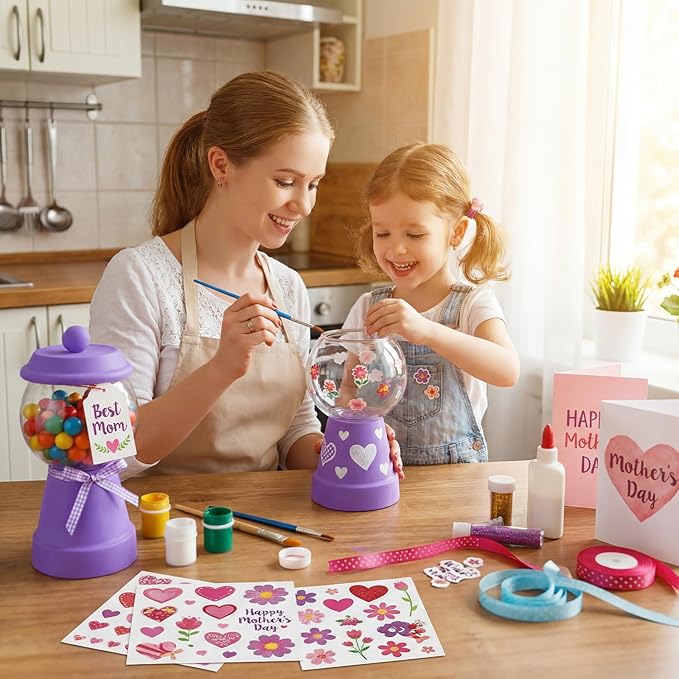 Thyle 27 oz Plastic Candy Jar with Lid Ceramic Candy Jar Food Storage Container for Easter Wedding Party Centerpieces DIY Gifts Game Table Ornament Holder Treats(Purple)