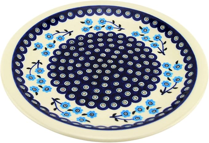 Polish Pottery Market Handmade Dinner Plate 10.75" Diameter by Zaklady Boleslawiec Poland - Dinnerware - Polish Stoneware