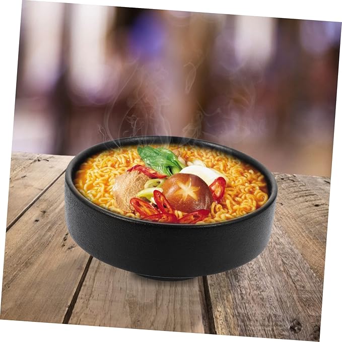 LIFKOME Key Bowl Serving Bowl Ceramic Frosted Ramen Cute Japanese Noodle Instant Noodle